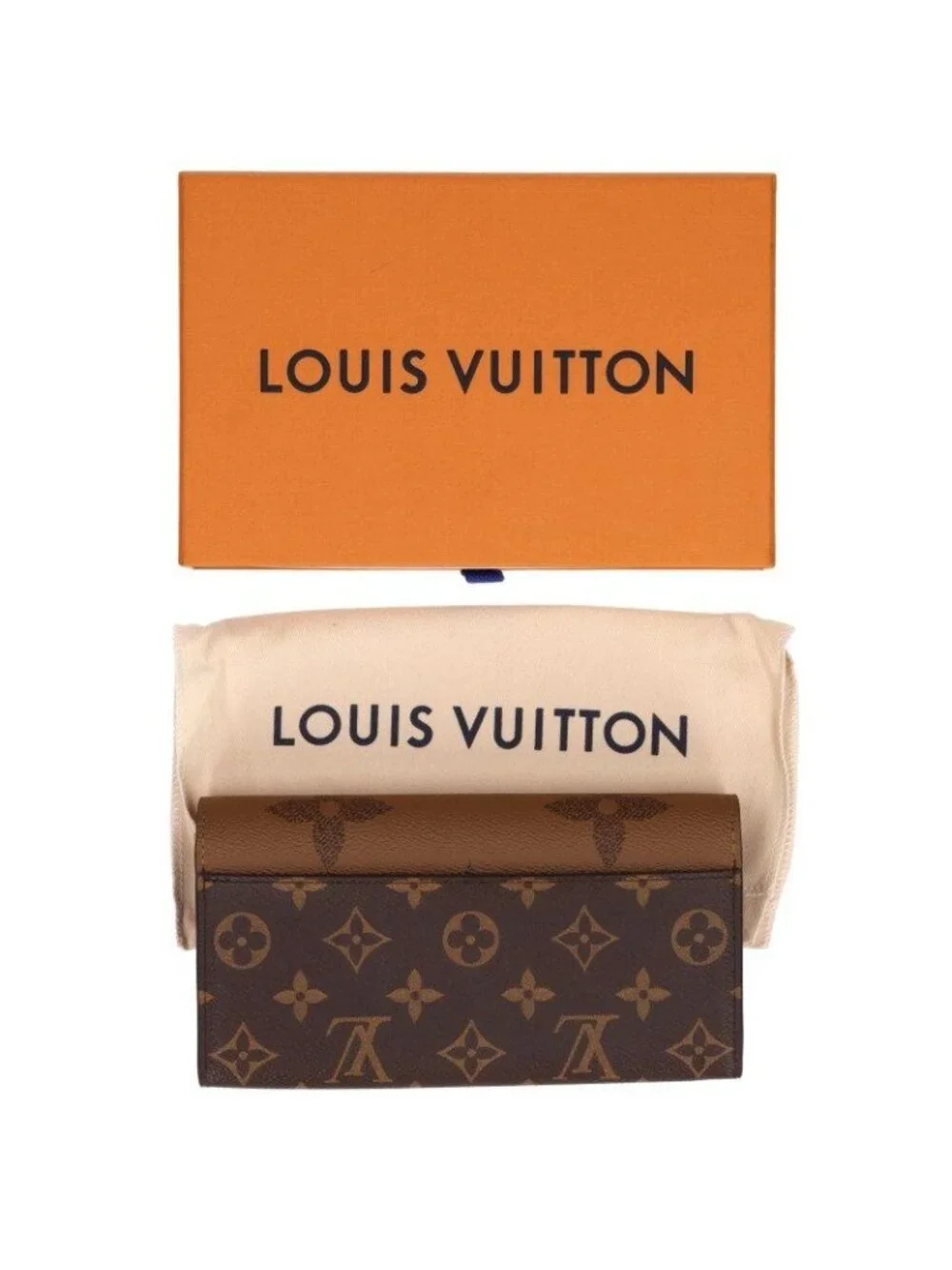 Louis Vuitton Sarah Monogram Canvas Wallet